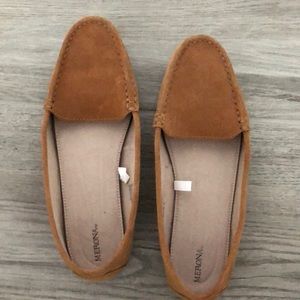 Tan loafers